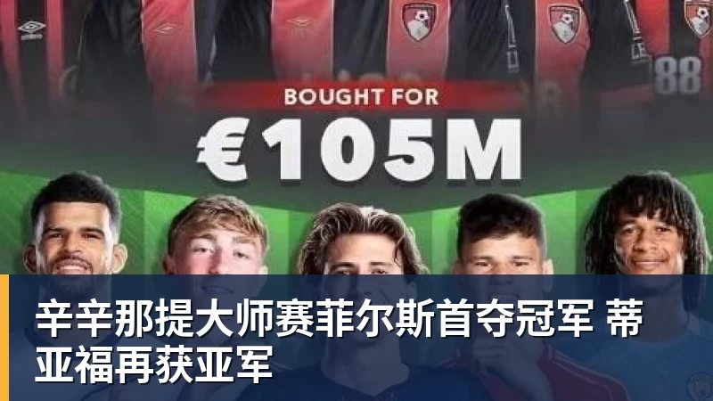 辛辛那提大师赛菲尔斯首夺冠军 蒂亚福再获亚军